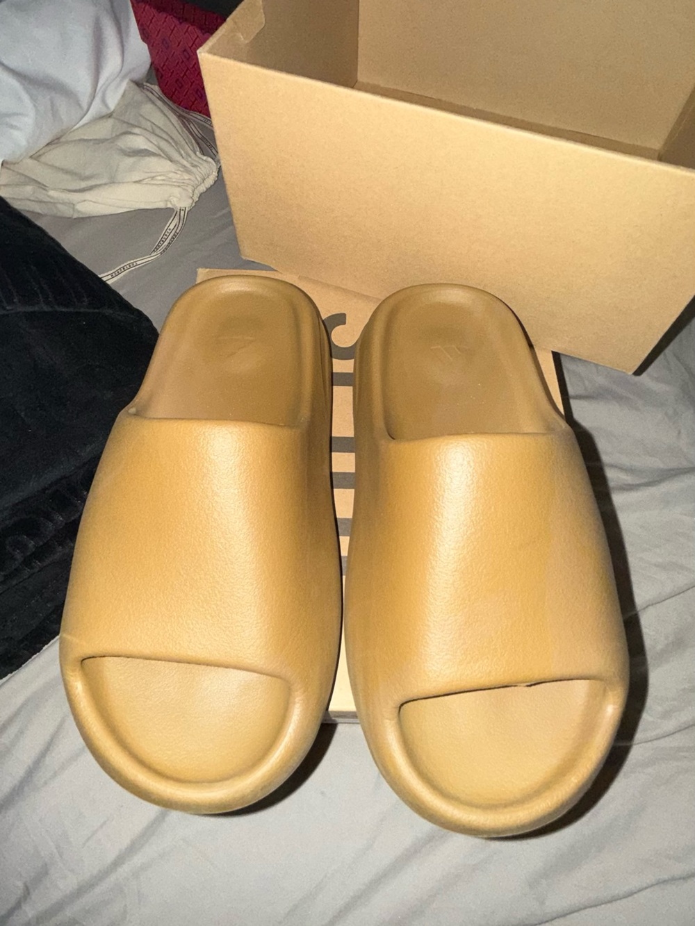 Adidas Yeezy Slide in Ochre Tan